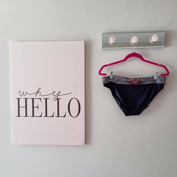 NWOT Skye black & multicolour print bikini bottom - Picture 6 of 7